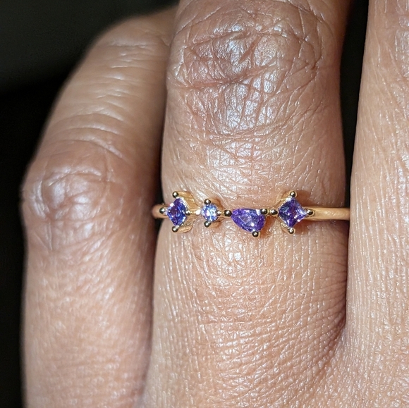 925 beautiful sparkling promise ring sz 6 - Picture 14 of 16